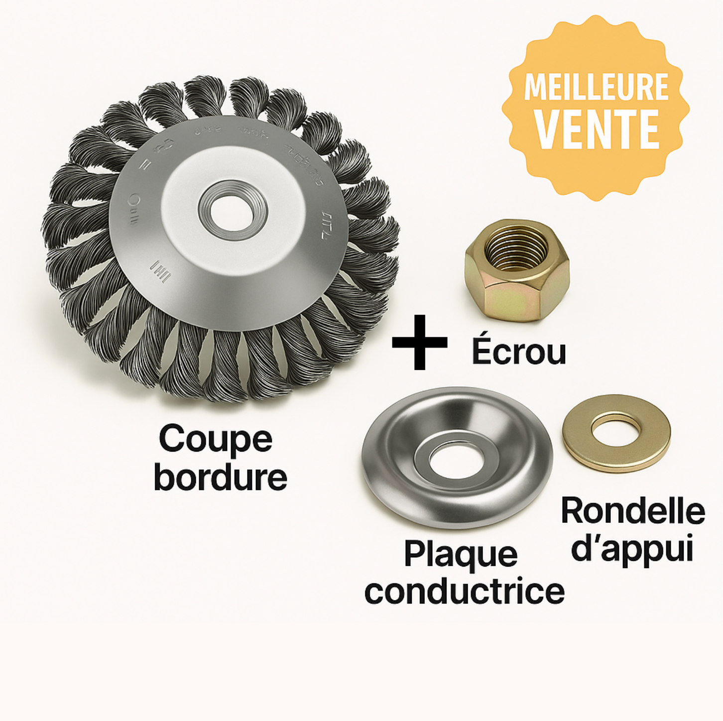 Tête de Débroussailleuse Ultra-Résistante – JardiPro™️